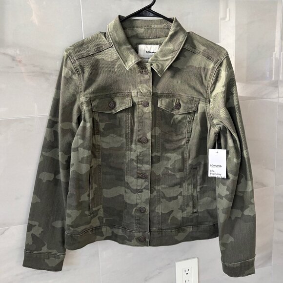 Sonoma Camo Jean Jacket - Small (NWT) - Picture 1 of 4